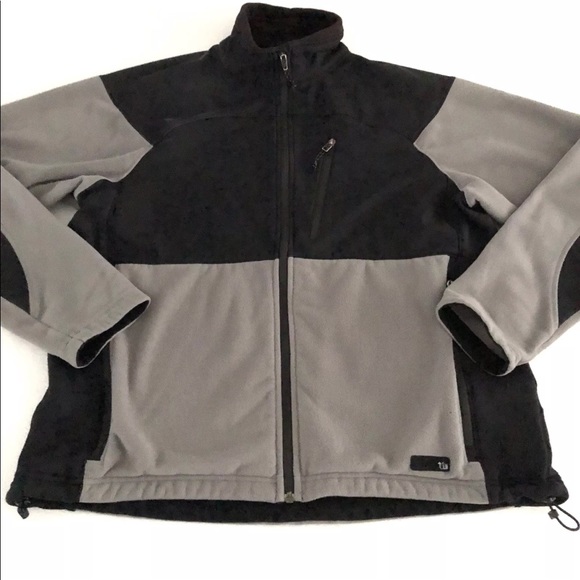 REI Fleece Jacket Womens Coat Black Medium Soft Shell /'ZIP IN/' Zip Up Fleece